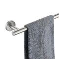 JQK Bath Towel Bar, 20.5 Inch 304 Stainless Steel Thicken 0.8mm Towel Rack Bathroom, Towel Holder Brushed Finished Wall Mount, Useable Length 18 Inch TB110L18-BN