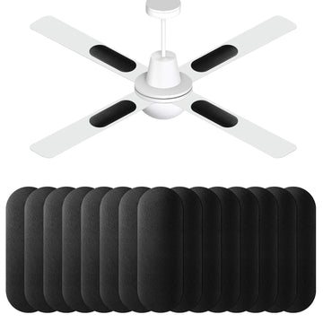 15 Pack Ceiling Fan Filters for Blades, Universal Ceiling Fan Filters, Activated Coconut Shell Carbon Air Purifiers for Office, Kitchen, Common Household Contaminants