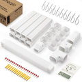 Mini Split Line Set Cover 3 Inch 14Ft, Easy to Install Lineset Cover Kit for Mini Split with Instruction, DIY Decorative PVC White Kit for Minisplit, Air Conditioner, Central AC and Heat Pump