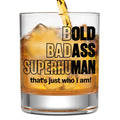 NewEleven Fathers Day Gift for Dad, Husband - Gifts for Grandpa, Funny Dads Birthday Gifts Ideas, Gag Gift for Father From Daughter, Son, Kids, Wife - Whiskey Glass
