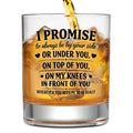 NewEleven Gifts for Boyfriend, Husband - Romantic Gifts for Him, Husband Birthday Gift - Anni Present, Naughty Boyfriend Birthday Gift From Girlfriend, Wife, Her - Whiskey Glass