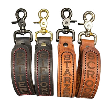 Personalized Leather Firefighter Glove Strap Holder Custom Durable Fireman Glove Clip for Easy Access and Storage, Perfect for Firefighters, EMS & First Responders