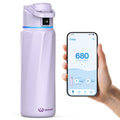 BOOST Smart Water Bottle with Reminder & Tracker, Double Wall Vacuum Insulated Bottles Stainless Steel, 32oz BPA-Free Wide Mouth for School, Gym, Office, Ideal for Father's Day