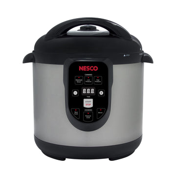 NESCO NPC?9 Smart Electric Pressure Canner and Cooker for Home Food Preservation, 9.5?Quart Stainless Steel with Digital Controls