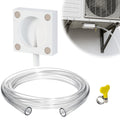 Magnetic Window AC Drain Kit,6FT Clear Condensate Drain Hose with Stainless Clamp, Magnetic Drain Adapter for Windows AC and Mini Split Units