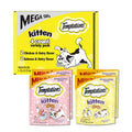 Temptations Kitten Treats Classic Crunchy and Soft Cat Treats Variety Pack, 6.3 oz. Pouches (Pack of 4)