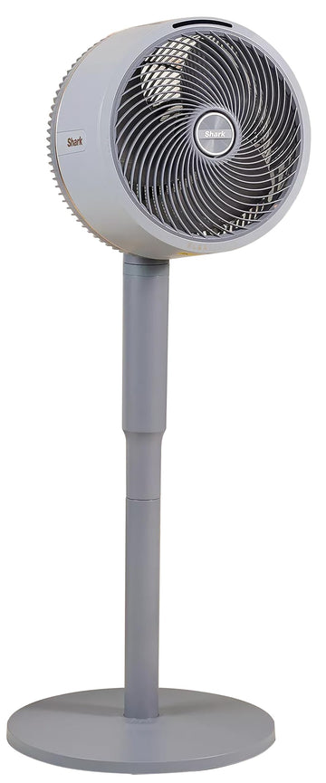Shark FlexBreeze Pedestal & Tabletop Fan, Indoor & Outdoor, Portable, Oscillating Fan with Remote, Quiet, Powerful, Corded & Cordless, 5 Fan Speeds, Light Grey (Renewed)