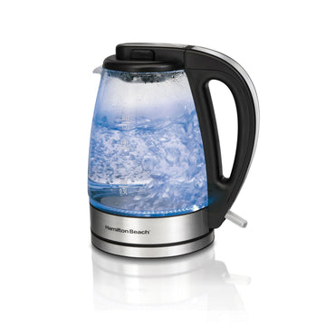 Hamilton Beach Glass Electric Kettle, 1.7 Liter Capacity, R40869 (Renewed)