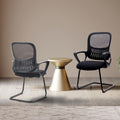 Dumos Office Desk Chair, Computer Chairs Set of 2, Mesh Back Lumbar Support, Black