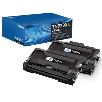 TN920XL Toner Cartridges High Yield 2 Pack Compatible for Brother TN920XL TN920 High Yield Replacement for Brother HL-L6210DW MFC-L5915DW HL-L5210DW HL-L5210DN HL-L5210DWT HL-L6210DWT Printer (Black)