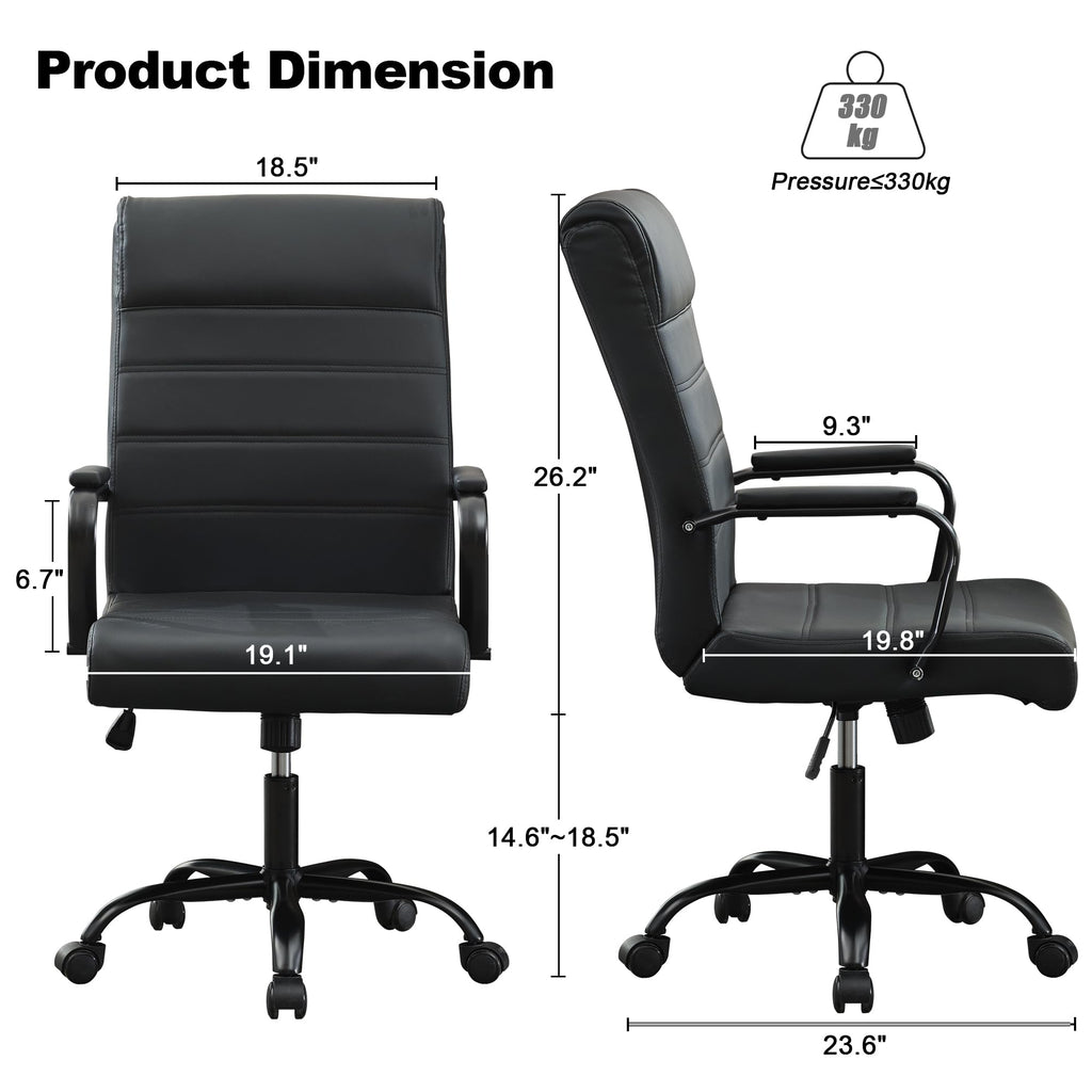 Bowthy Office Desk Chair,modern Conference Room Chairs,high Back Ergonomic Home Ofiice Chair,adjustable Height Swivel Executive Computer Chair