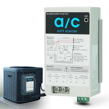 AC Soft Start Kit for 4 to 7 Ton Units, 230V-240V,Soft Start Module for Air Conditioners, Home, RV,Commercial (16-32A)