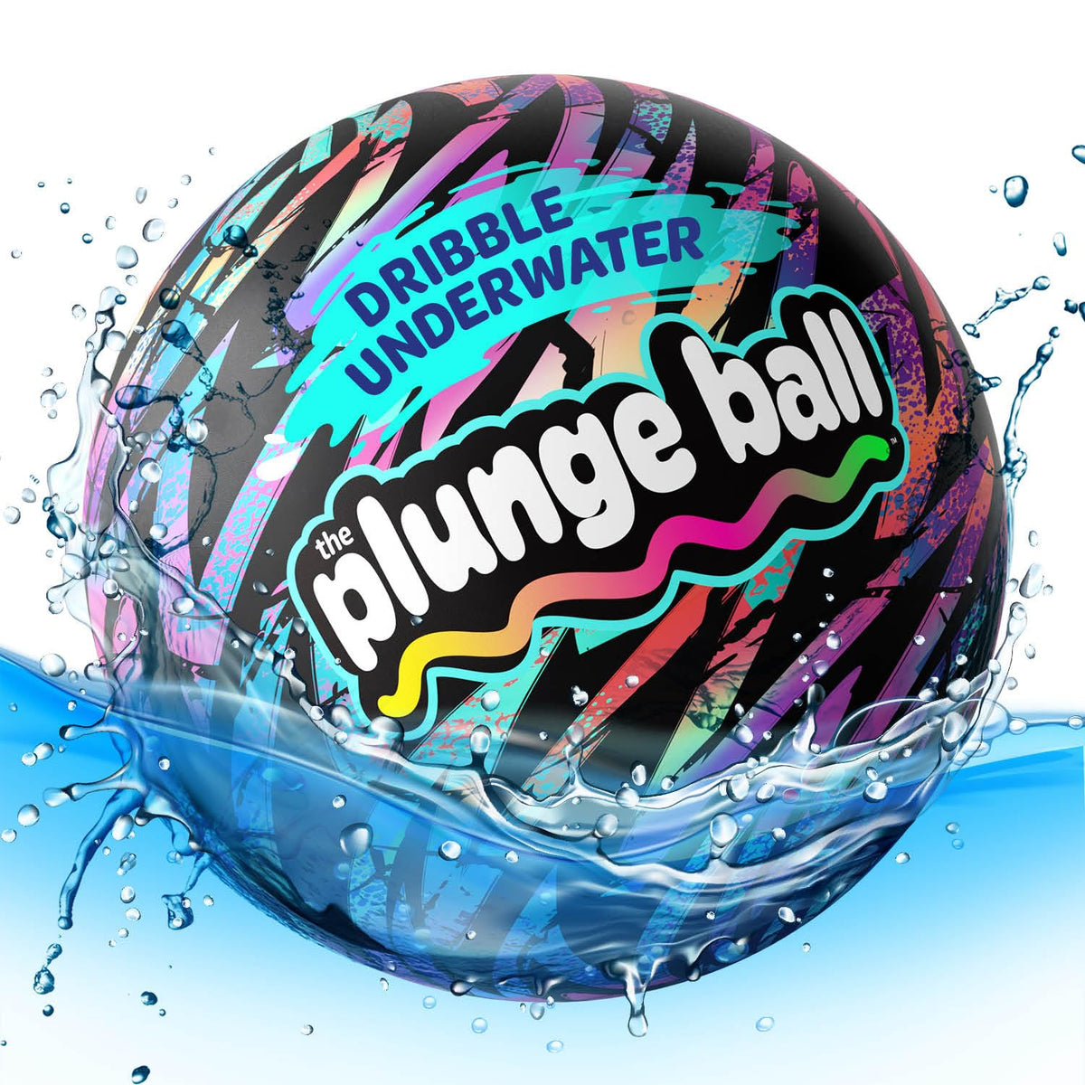 HydroSport Plunge Ball - Pool Toys - Swimming Pool Games for Kids, Adults and Family - Water Balls - Water Toys for Kids Ages 8-12 - Teens, Boys Fun Stuff - Swim Balls Sports Accessories (9 Inch)