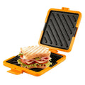 Silicone Connected Microwave Baking Tray, Food Grade Non-Stick Heat Resistant Baking Pan, Reusable Microwave & Dishwasher Safe Kitchen Baking Mat(Orange)