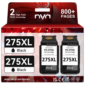 275XL Ink Cartridges for Canon Printers Compatible for Canon 275 Black Ink PG-275 Black Ink Cartridge Cannon 275 Black Ink Compatible for TS3722 TR4700 TR4720 TR4722 TS3700 3720 TS3500 TS3522 Printer