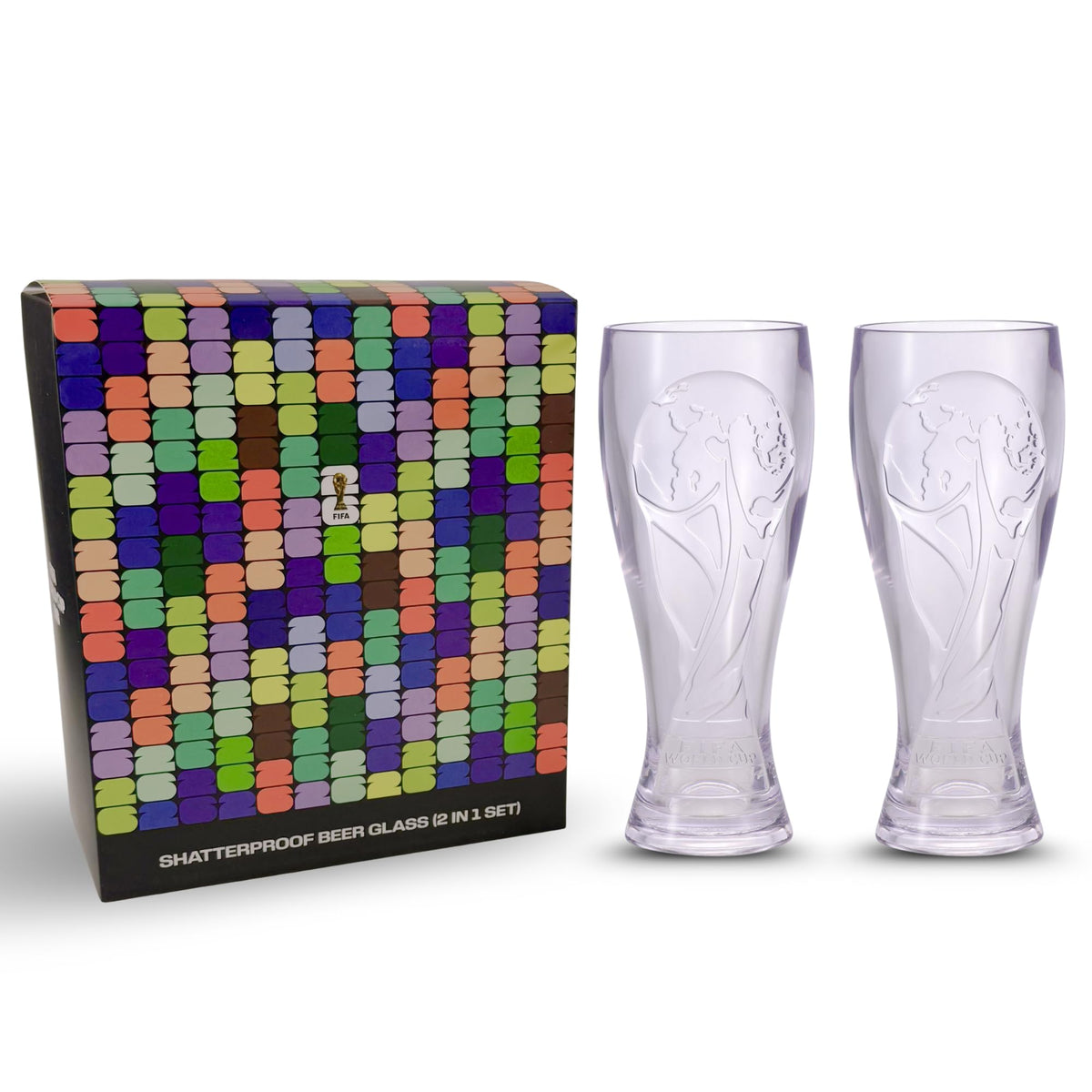 Official FIFA World Cup 2026 Edition -17oz Shatterproof Pilsner Shape Beer Cup? - Collector’s Item - Durable, Perfect for Everyday Enjoyment of Your Favorite Beers - Handwash Only (2)