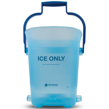 San Jamar Ice Tote,Blue,16" H,13-1/4"D,Plastic SILD6000-1 Each