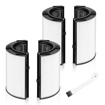 360 Combi Glass HEPA + Carbon Air Purifier Filter Replacement for Dyson TP07 TP10 HP10 TP06 HP06 TP04 HP04 PH02 PH01 PH03 PH04 HP09 TP09 HP07, Air Purifier Filter Replacements for Dyson,2 Pack