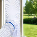 Portable Air Conditioner Window Seal Kit, 10In x 28~40 Inch Full Sealing AC Window Vent Seal Kit for Mobile Air Conditioner & Dryer,Length Adjustable,Waterproof & Easy to Install