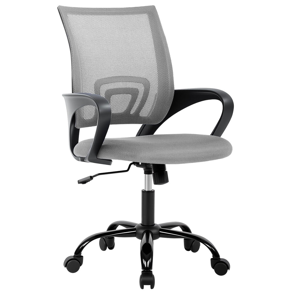 Bestoffice Office Chair Ergonomic Desk Chair Mesh Computer Chair Lumbar Support Modern Executive Adjustable Stool Rolling Swivel Chair for Back