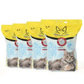 ABCPET Cat Litter Crystals No Clumping Odor Control Kitty Litter Non-Clumping No scooping Low Dust, Low Tracking, Dehydrates Waste - 17.2 lbs (4 x 4.3 lb Packs)