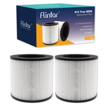 MA14 Replacement Filter, Made in TAIWAN, Compatible with MA-14 Air Purifier, 3-in-1 Premium Filtration and Activated Carbon Filter Set (2-Pack)
