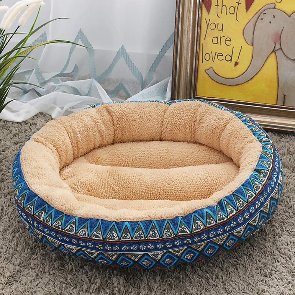 Fashion Pet Supplies Kennel Cat Litter Beige/Blue Small Medium Dog Pet Dog Pad 50 50 14 cm