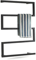 Bathroom Wall Heater Towel Warmer Towel Warmer Wall-Mounted Square Towel Drying Rack Electric Heated Towel Rack Hot Towel Rail for Bathroom Kitchen Hotel 31.5x23.6Inch 95W A (Col (A)