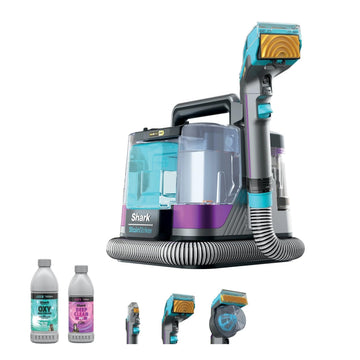 Shark PX250 StainStriker HairPro Portable Carpet, Upholstery & Area Rug Cleaner with Pet Stain & Hair Tools, Self-Cleaning, Perfect for Pets & Car Interiors, 3 Cleaning Tools & Pet Solution (Renewed)