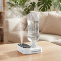 Travel Humidifier, Portable Mini Cool Mist Humidifier, Small Bottle Humidifier with Auto Shut-Off, Night Light, USB Rechargeable, for Bedroom, Office, Hotel, Car and Plants,White