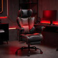 Atmild Big and Tall Gaming Office Chair 400lbs - Heavy Duty Ergonomic Computer Desk Chair with Footrest, Adjustable Armrests, High Back Pu