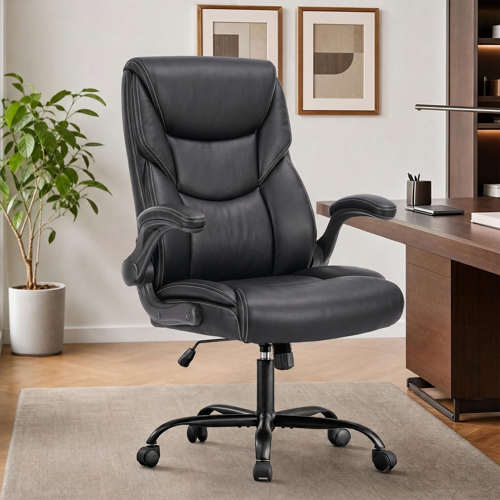 Sweetcrispy Heavy Duty Office Chair, Gaming Desk Chair 2 Pack, 3 ft 8.5 in x 21.87 in x 21.66 in, Inky Black