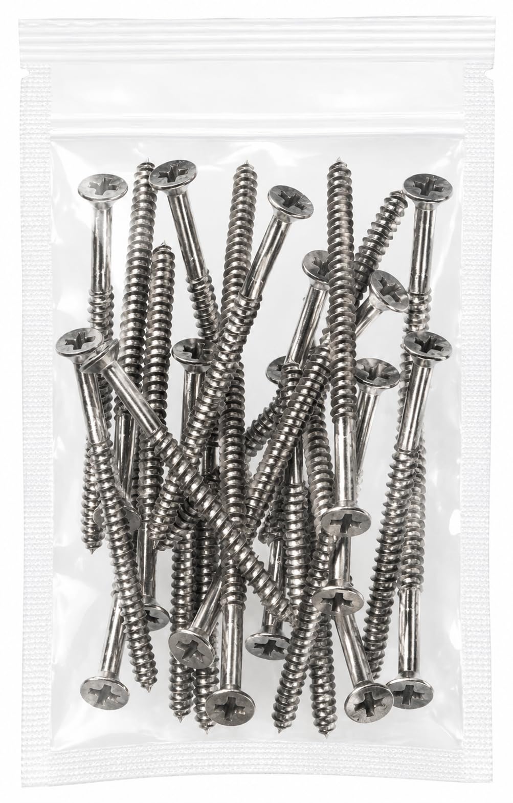 Satin Silver Nickel Wood Screws 9 X 3 Inch – Extra Long Door Hinge Screws - Door Security Screws - 24 Pack