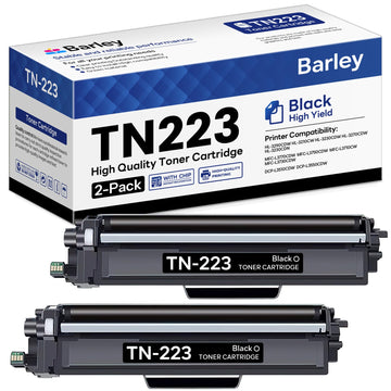 TN223BK TN223 Black Toner Cartridge Compatible TN223BK TN-223BK Replacement for Brother TN223 MFC-L3710CW MFC-L3770CDW MFC-L3750CDW Printer (2-Pack).