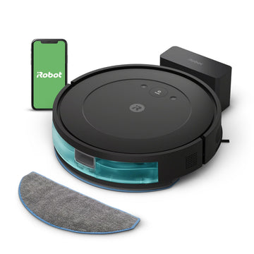 iRobot Roomba Combo Robot Vacuum & Mop (Y0110) - Easy to use, Power-Lifting Suction, Vacuums and mops, Multi-Surface Cleaning, Smart Navigation Cleans in Neat Rows, Self-Charging, Alexa (Renewed)