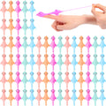 Poen 400 Pcs 3.94" Slingshot Chicken Party Favors Flying Chicken Stretchy Rubber Flick Chicks Shooting Game Activity for Birthday Gifts Goodie Bags Fillers (Soft Colors)