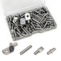 104PCS Shelf Pins Kitchen Cabinet, Premium 4 Styles Kitchen Cabinet Shelf Support Pins, Metal Shelf Support Pegs - Cabinet Shelf Bracket Pegs Shelf Holders Pegs for Kitchen Bookshelf Closet Furniture