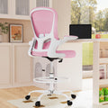 Drafting Chair, Tall Office Chair with Flip-up Armrests Executive Ergonomic Computer Standing Desk Chair, Office Drafting Chair with Lumbar