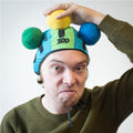 Silly Pin Head Butt Game,Catch the Moveing Target Ball with You Head,Bachelorette Parties, Summer Parties, BBQs, Birthdays & Game Nights?2 Hats 3 Balls (Blue)