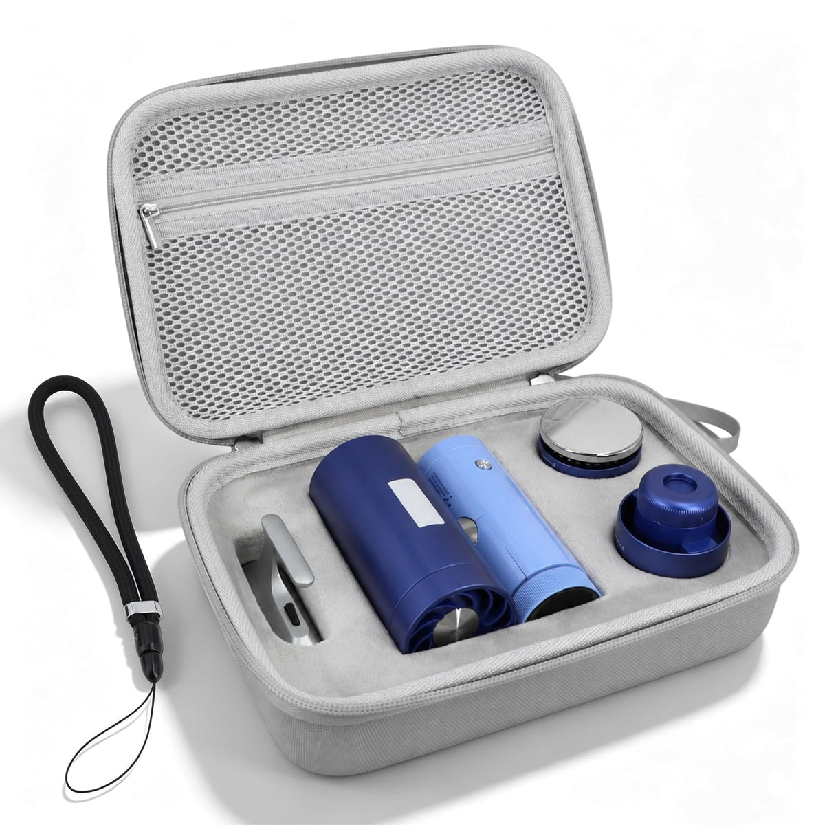 Portable Hard Carrying Case for Shark ChillPill Fan | EVA Travel Storage Bag with Wristlet Fits Shark ChillPill Fan Accessories Waterproof Protective Holder for Commuting & Travel