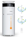 VAGKRI 18L Humidifier Large Room, for 2000 sq ft whole house humidifiers, 5 Mist Levels, 24H Timer, Auto Mode, Top Fill With 2 Extended Tube Quiet Cool Mist Humidifiers for Bedroom Home Baby Plant