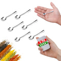 6PCS Tiny Spoons - Mini Stainless Steel Spoons 2.9 inch for Salt Jars Spice Jars, SUS 304 Food Grade Seasoning Spoon for Powder Spices, Pepper, Sugar, Coffee