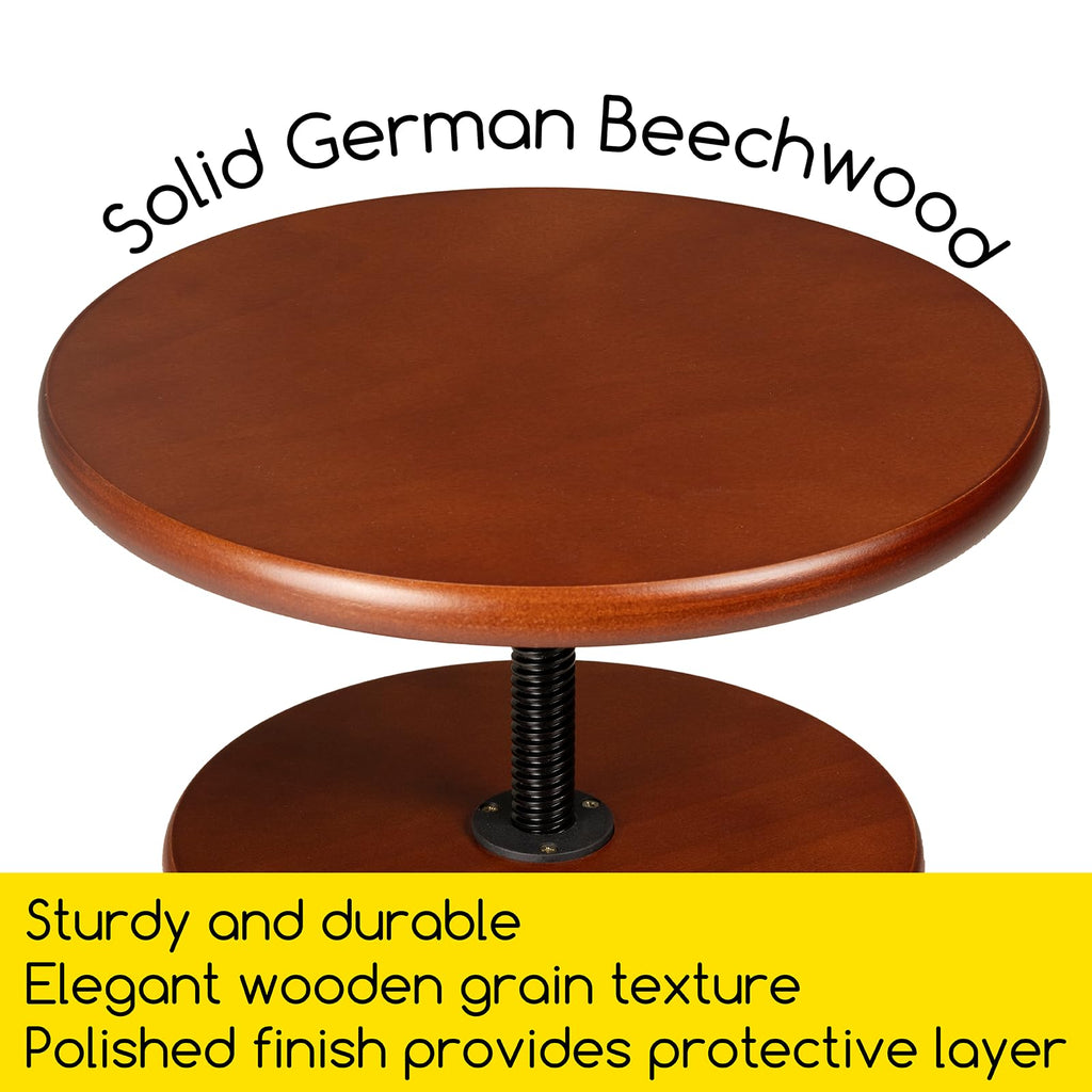 Meeden Wooden Drafting Stool with Adjustable Height, Artist Stool,office Studio Stool, Up to 220 Lbs,german Beech Wood, Perfect for Artists
