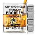 Retirement Gifts for Men 2026, Happy Retirement Party Decorations, Coworker Leaving, Goodbye Gift, Best Farewell Gifts For Coworkers, Friends, Teacher - Wine Glass