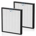 2 Pack Vital 100S-P Replacement Filter Compatible with LEVOIT Vital 100S Air Purifier, 3-in-1 H13 Grade True HEPA, High-Efficiency Activated Carbon Filter, Vital 100S-RF, LRF-V102-WUS, White