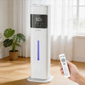 Humidifiers for Bedroom, Humidifier Large Room, White | Warm & Cool Mist, 2.1Gal/8L, 500 sq ft Coverage, Run 48H, Auto Humidity Control, Essential Oil Diffuser, For Home Baby Plants