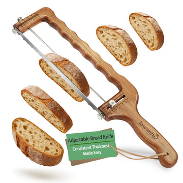 Jawanfu Adjustable Bread Slicer for Sourdough& Homemade Bread