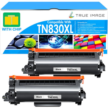 TN830 TN830XL Toner for Brother Printer DCP-L2640DW HL-L2460DW MFC-L2820DW | Replacement for Brother TN-830XL TN-830 Cartridge HL-L2405W MFC-L2760DW HL-L2480DW HL-L2420DW HL-L2400D MFC-L2900DW Printer
