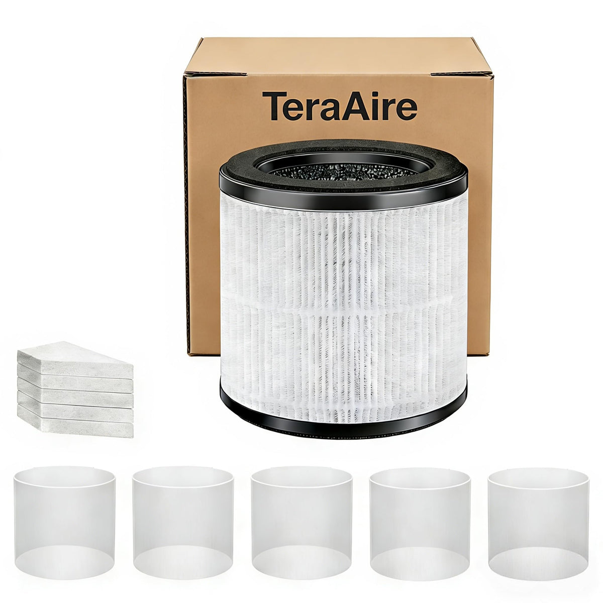 Replacement Filter for TeraAire Air Purifier, 3-in-1 Grade HEPA Filters Compatible with TeraAire Air Purifier APS1006-UL (1)