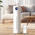 Akeshan Large Humidifier for Bedroom, 9L/2.5Gal Ultrasonic Cool Mist, Top Fill Easy Clean with 350ML/H Large Mist Speed, Quiet, Suitable for Kids Room Plant Yoga Office Study Living Room (White S)
